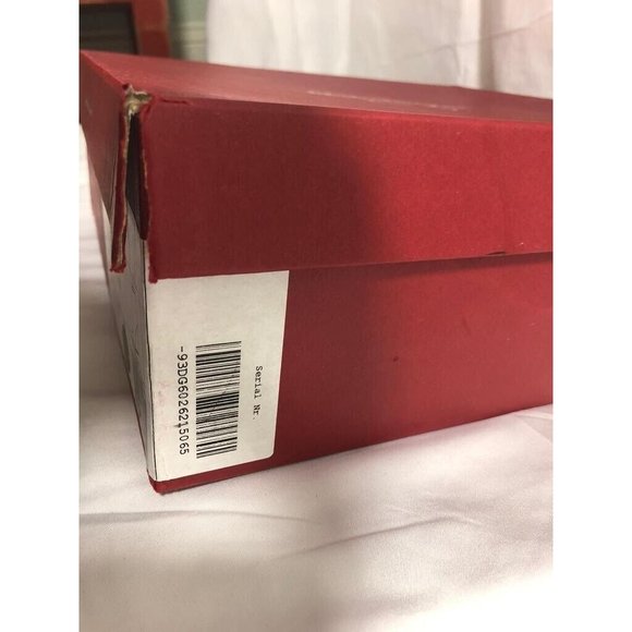 Authentic Salvatore Ferragamo Empty Shoes Gift Box Red 12" x 12.5" x 4.5" - Picture 4 of 10